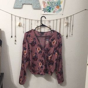 American Eagle Floral Shirt